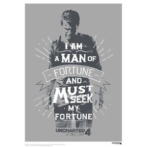 Uncharted 4 Exclusive Art Print - Limited to 995 W
